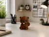 Cute Knitted Beaver Desk Buddy mini size