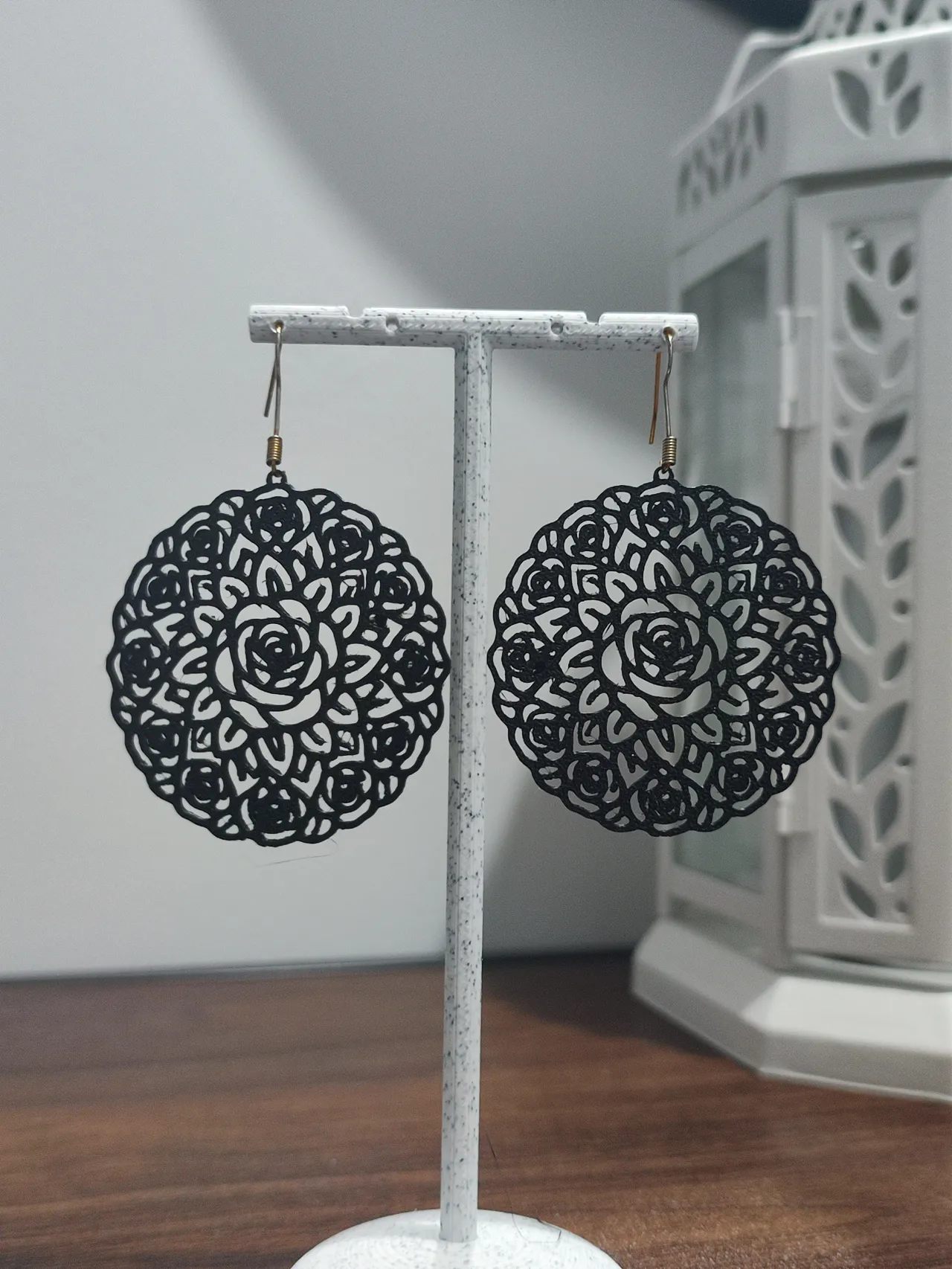 Aretes Rose Lace view 2
