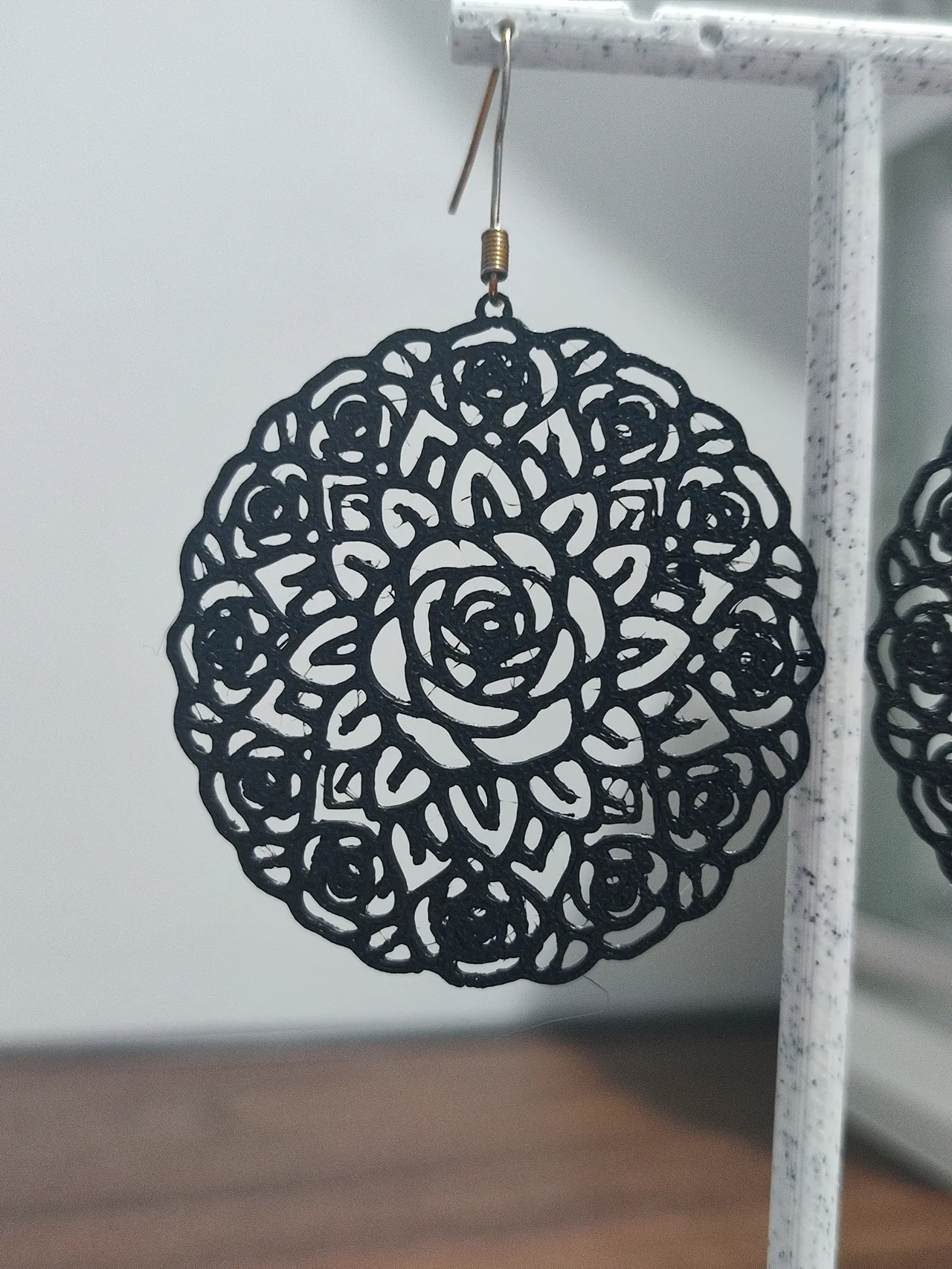 Aretes Rose Lace view 4