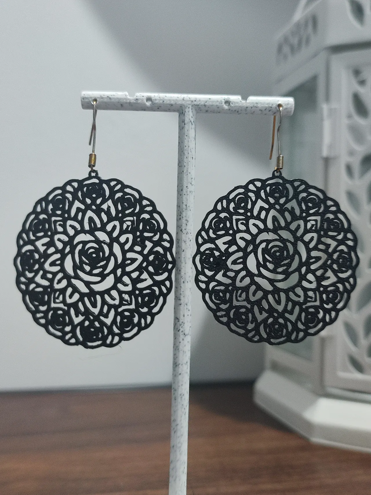 Aretes Rose Lace view 3