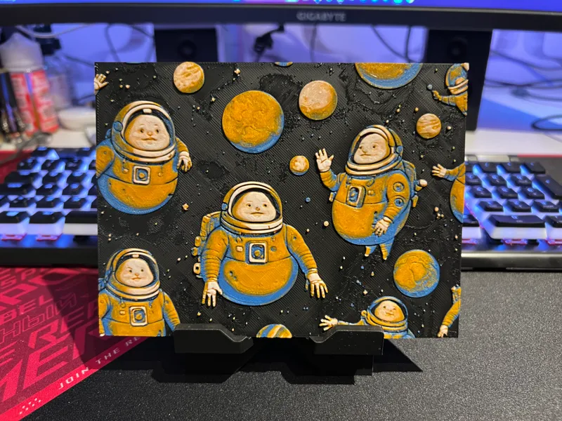 Fat astronauts in space - Hueforge