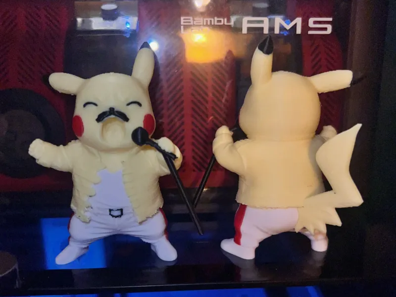 Pikachu as Freddie Mercury