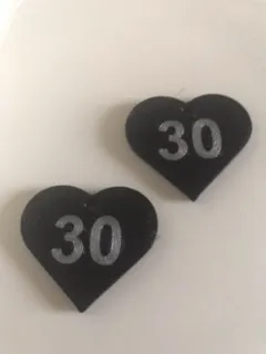 30th Birthday earrings milestone Celebration gift view 2