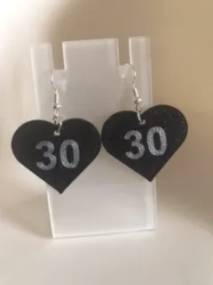 30th Birthday earrings milestone Celebration gift