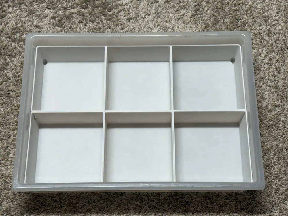 Utility Insert Drawer Box Utility Cart Storage Drawer Inserts by Andrew MakerWorld: Download Free ...
