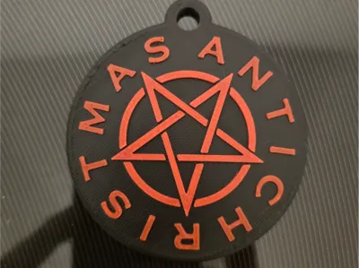 Antichristmas Christmas Ornament