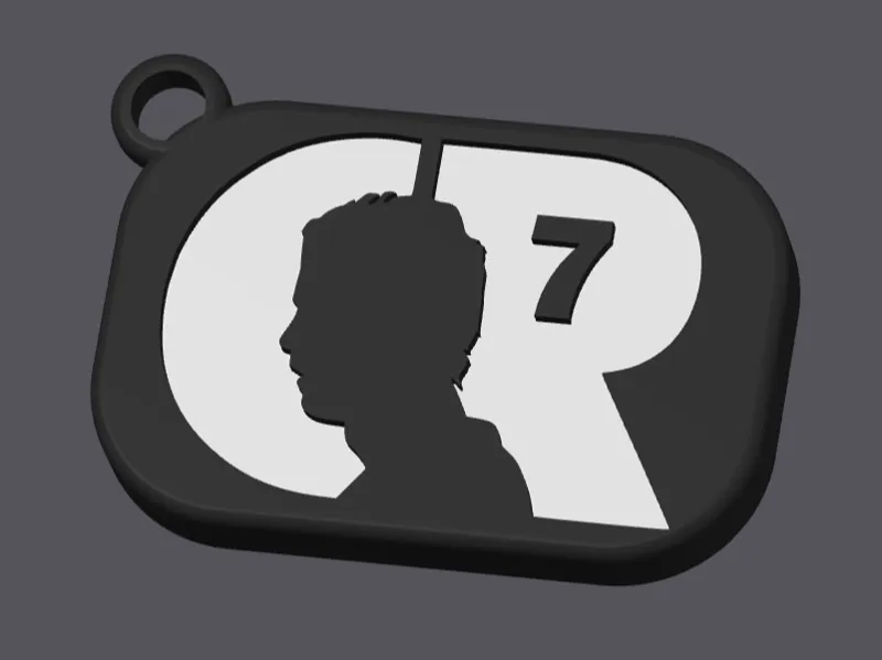 Portachiavi Ronaldo CR7 - keychain Ronaldo CR7