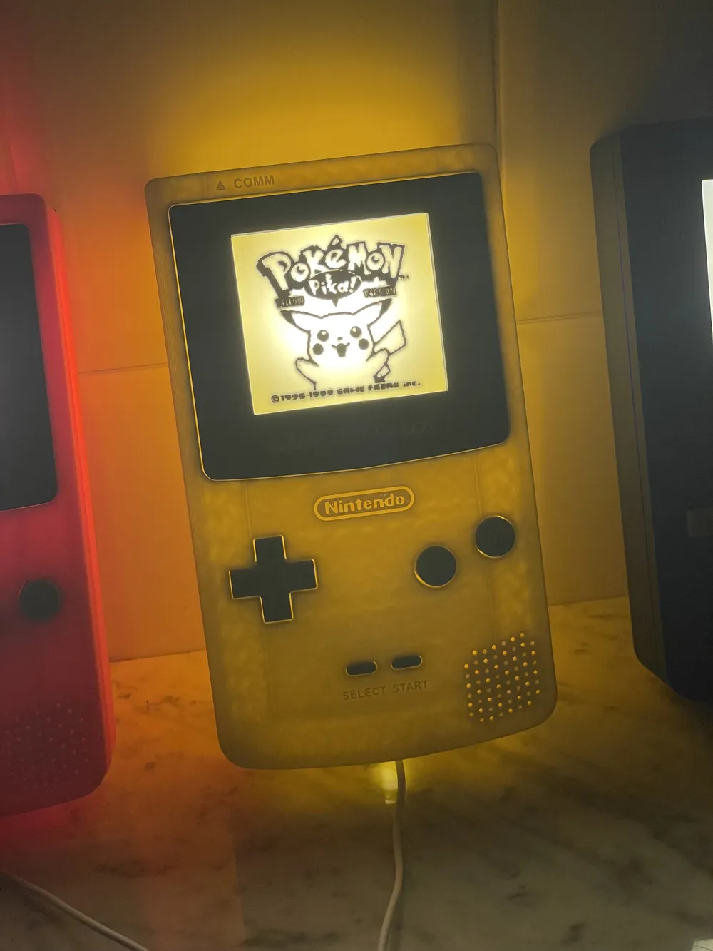 Gameboy Color LED Lamp 001 - Free 3D Print Model - MakerWorld