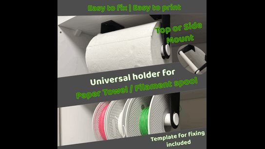 Paper Towel Holder / Filament Spool Holder