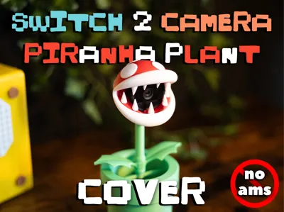 Switch 2 Camera Piranha Plant Cover | NO AMS