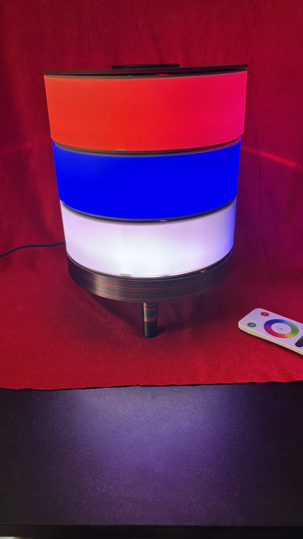 Modular Cardboard Spool LED Lamp - Free 3D Print Model - MakerWorld