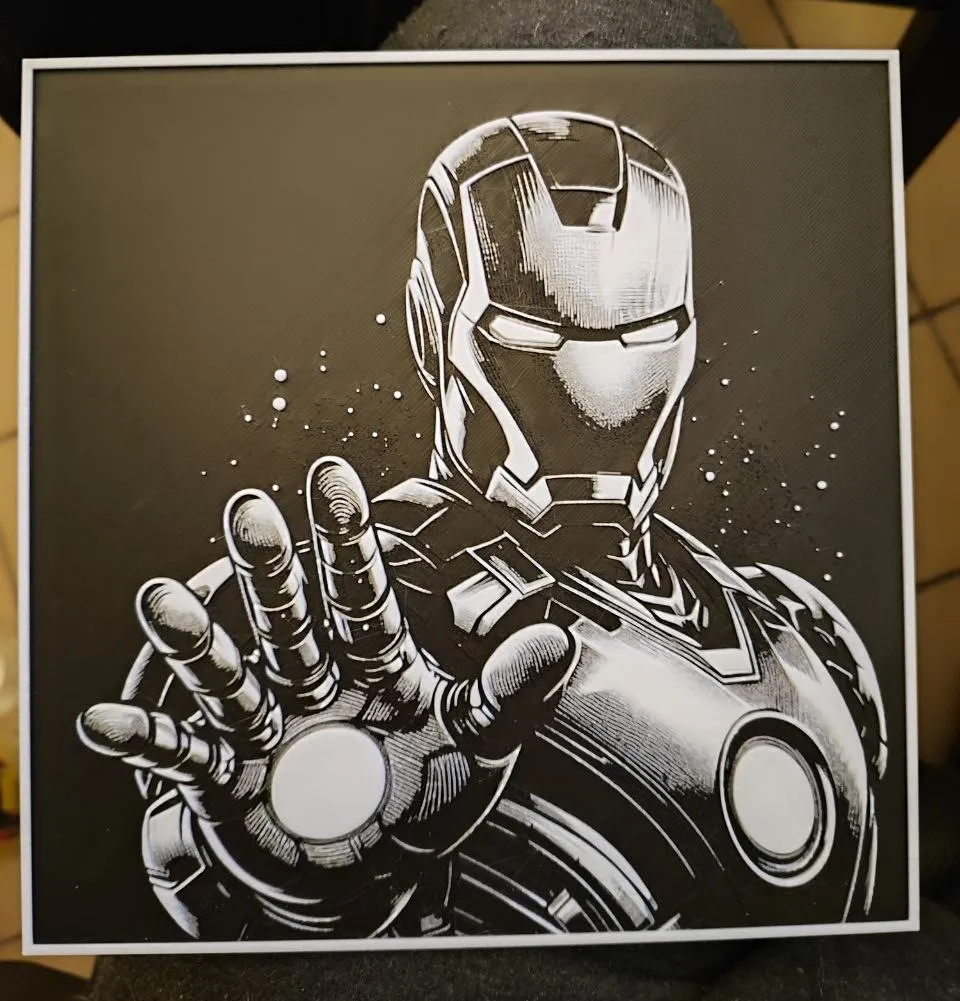 Iron Man hueforge - Free 3D Print Model - MakerWorld