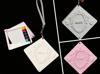 Mini Watercolor Box Pendant with Viewfinder