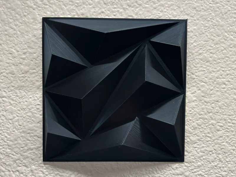 3D wall panel / Textured wall panel - Version 2