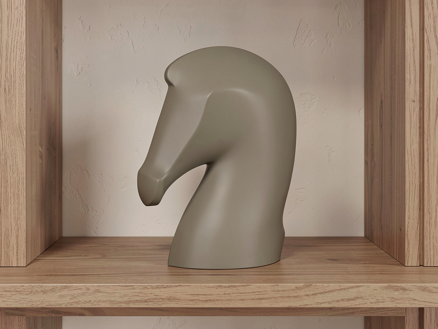 Stylized Horse in Japandi style - Fast Print