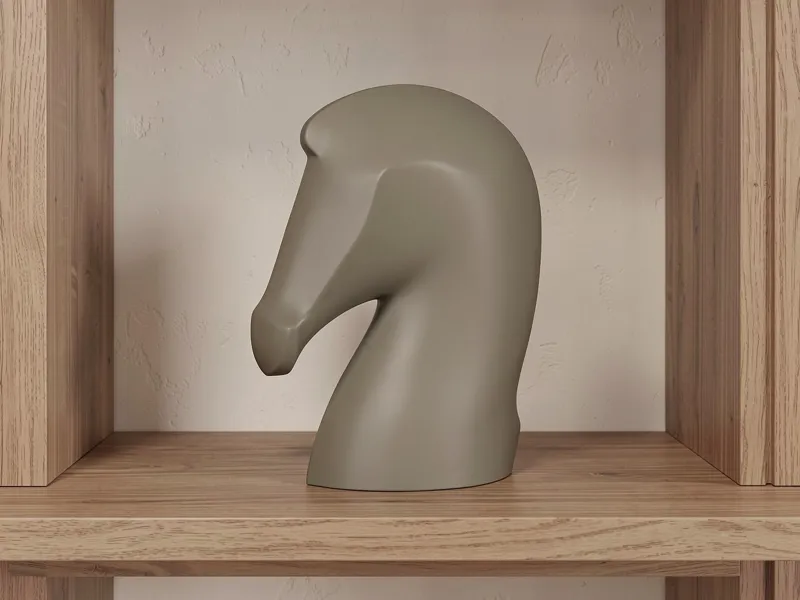 Stylized Horse in Japandi style - Fast Print