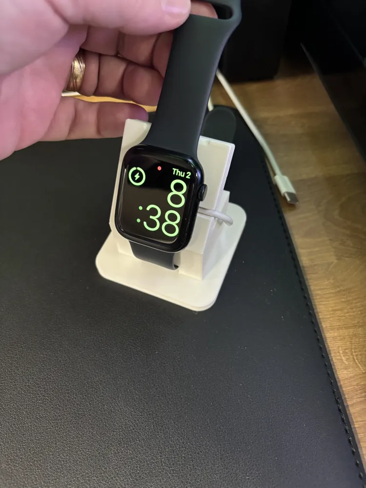 Apple Watch Minimalistic Charging Stand - Free 3D Print Model - MakerWorld
