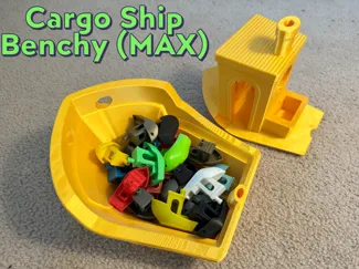 Cargo Ship Benchy - MAX (large size) - HDR2