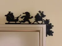 Décoration de porte de Noël (crèche) — photo 3
