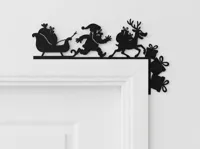 Décoration de porte de Noël (crèche) — photo 1