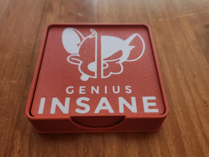 Posavasos Pinky y Cerebro (Genius Insane)