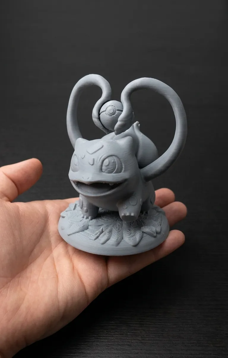 Fidget pokeball Bulbasaur– Pokémon Desk Toy - Free 3D Print Model ...