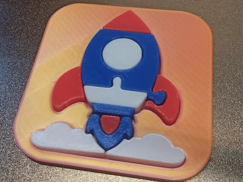 puzzles rocket