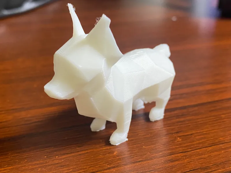 Low Poly Dog - Quick 30 Min Print