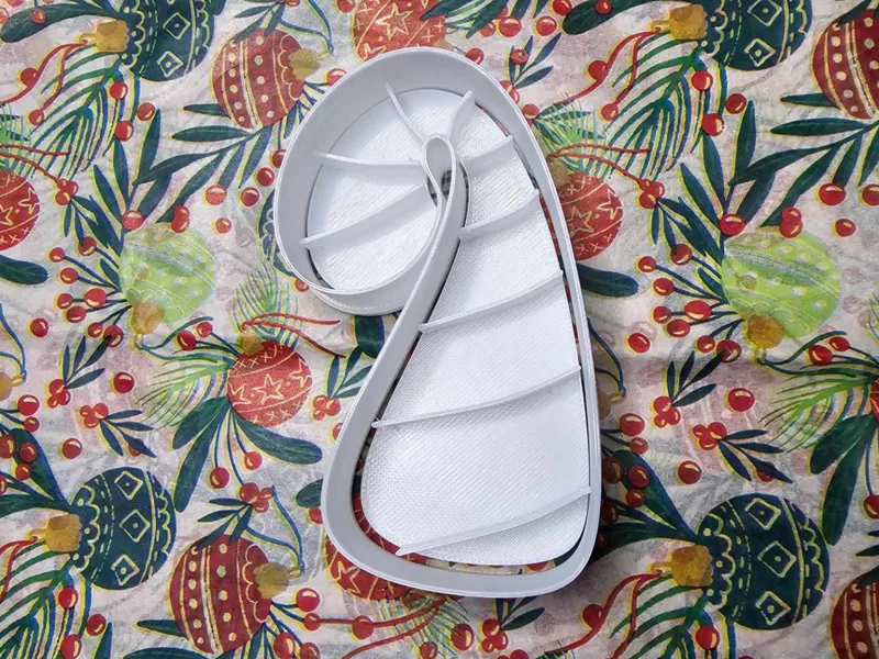 Thicc Boi Candy Cane Cookie Cutter