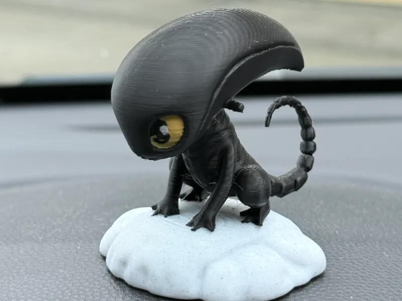 Alien Xenomorph Black Dragon Chibi