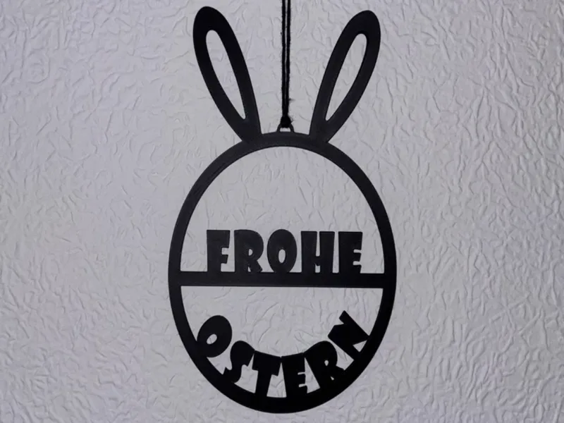 Frohe Ostern Fensterbild / Türbild / Deko