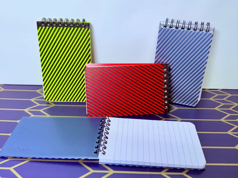 Small Notepad Cover - Lines