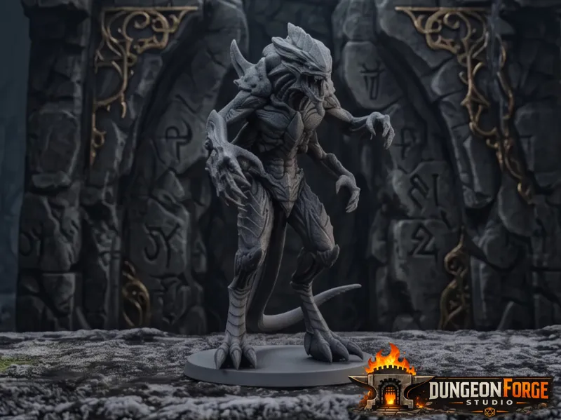 Alien Chitin Ravager Sci-Fi RPG Miniature