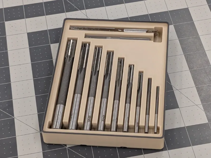 Gridfinity - Metric Reamer Set