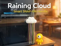 (Fuzzy) Raining Cloud Door Handle