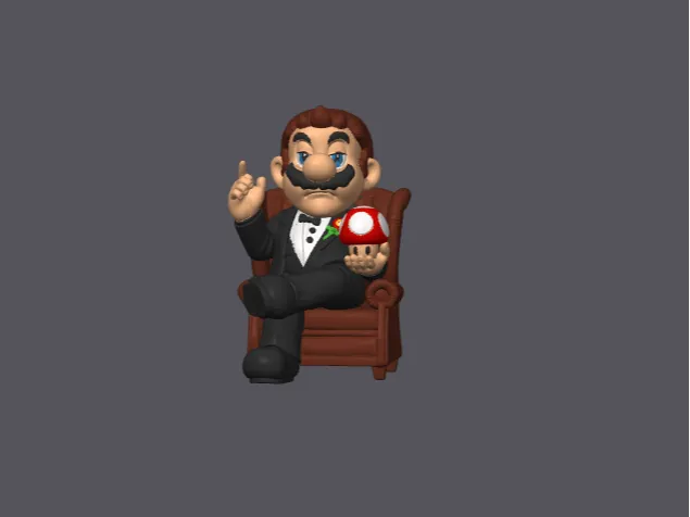 Eleganter Super Mario 