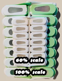 80% scale, 0.16mm layer, 2 walls, 15% infill