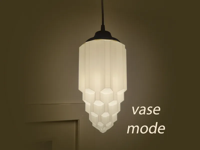 Art Deco Pendant Lamp / Hanging Light