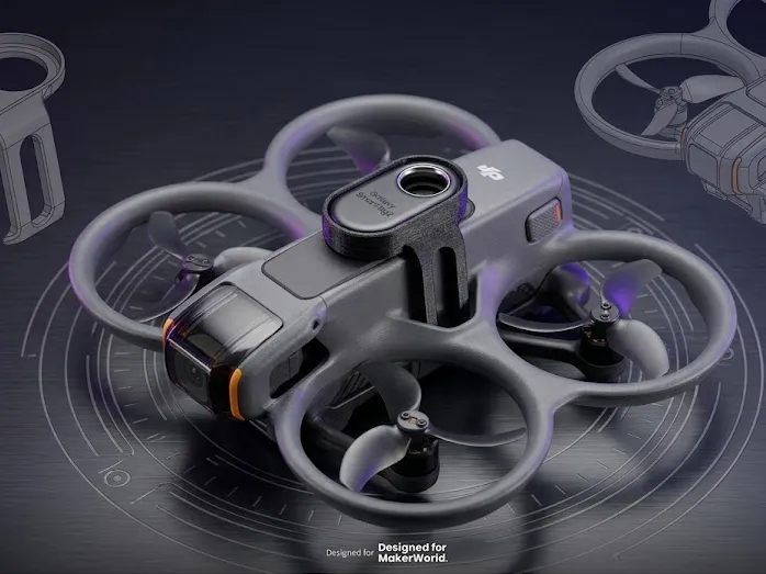 DJI Avata 2 – Samsung Galaxy SmartTag 2 Mount