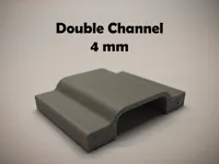 Double 4 mm cables, 0.2mm layer, 2 walls, 15% infill