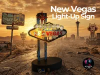 New Vegas Light-Up Sign H2