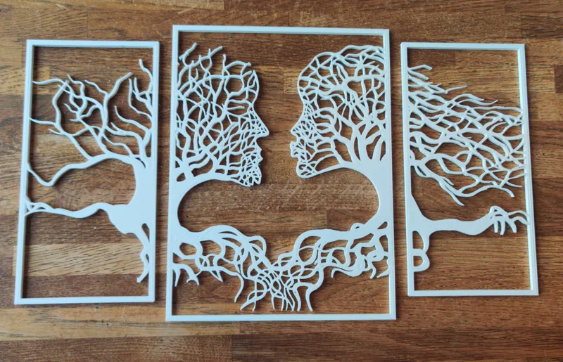 He She Wall Art
