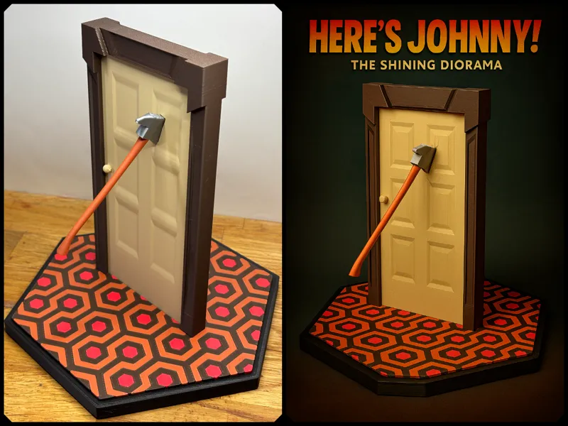 HERE´S JOHNNY! - THE SHINING – DIORAMA FROM HELL