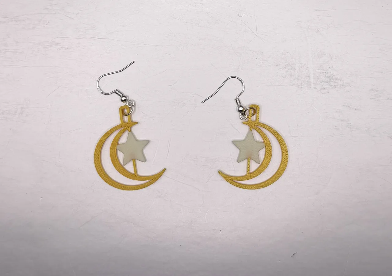 MoonStar Earring view 4