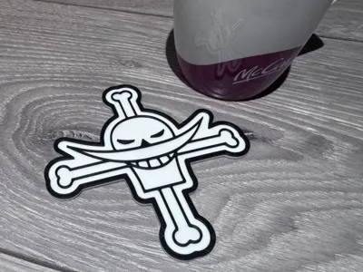 Whitebeard one Piece Jolly Roger coaster
