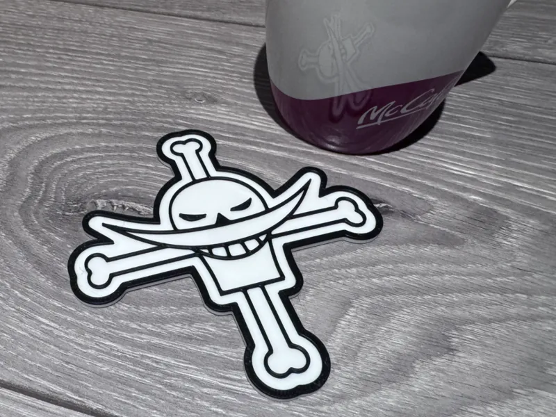 Whitebeard one Piece Jolly Roger coaster
