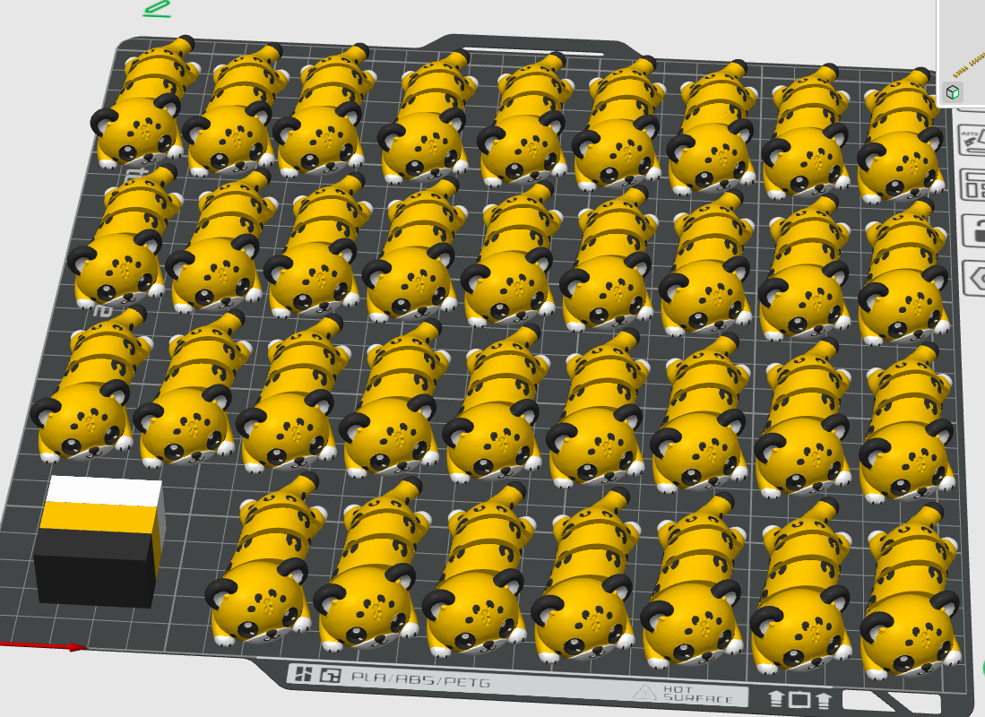 Miniatura 2 do modelo 3D Wackeltierchen Leopard 