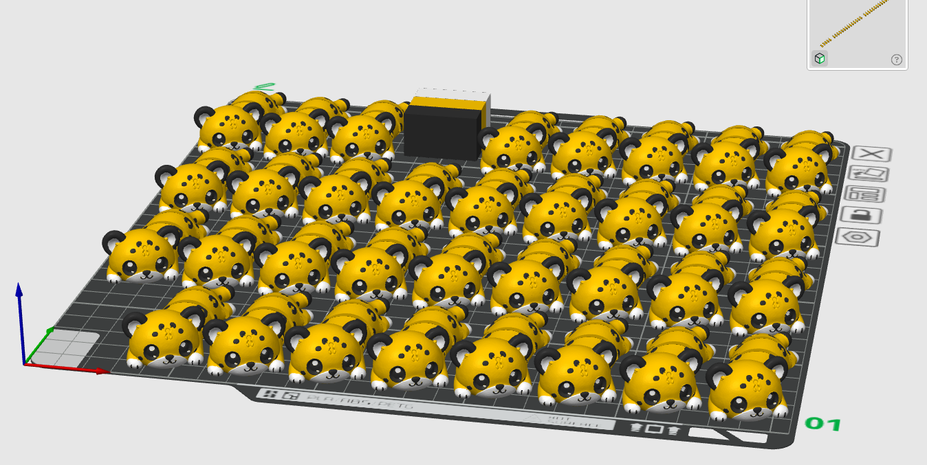 Miniatura 3 do modelo 3D Wackeltierchen Leopard 