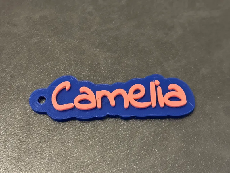Keychain Camelia - Portachiavi Camelia