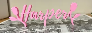 Harper Name Sign